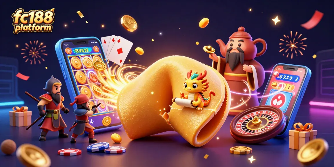 Engage with the vibrant fc188 platform featuring rich gaming scenes and interactive characters.