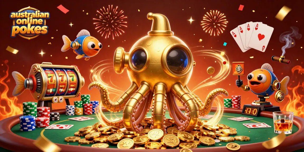 Experience the thrill of australian online pokies with golden kraken and dynamic poker elements.