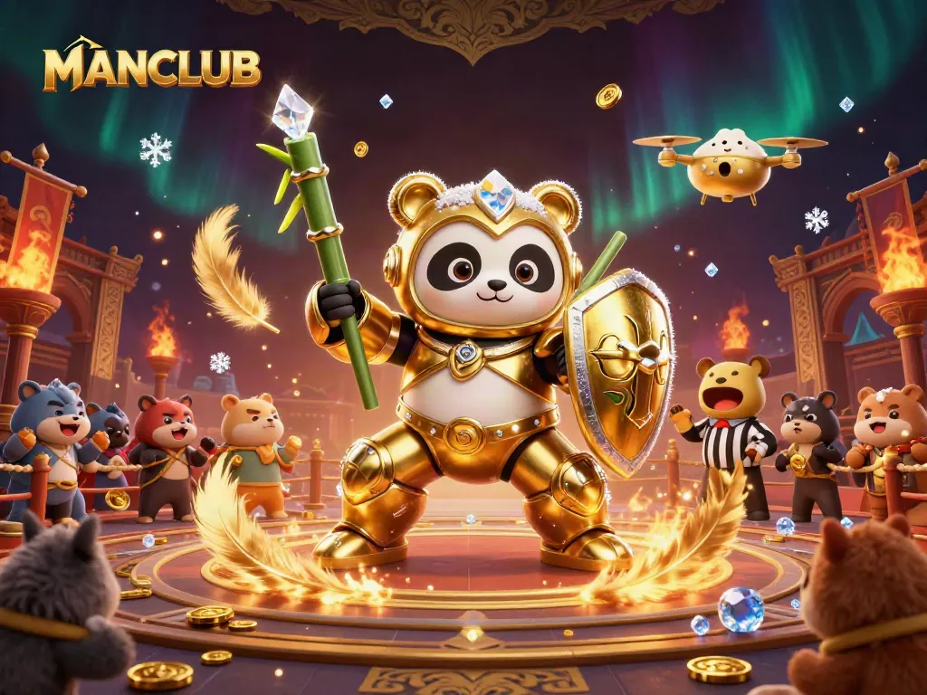 Engage with the excitement of MANCLUB in a vibrant, action-packed 3D casino arena.