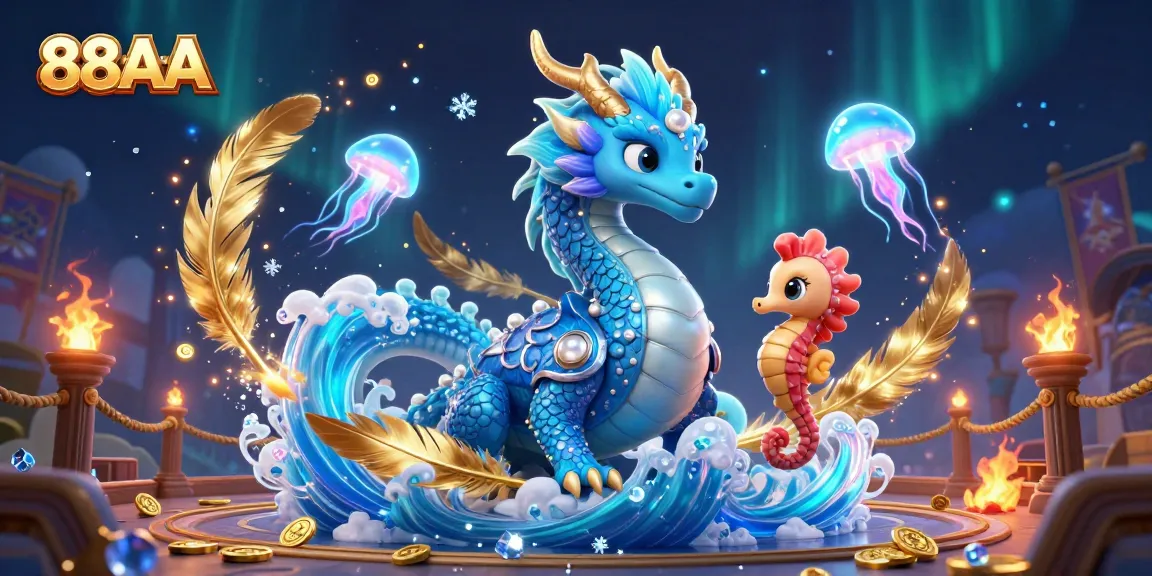 Join the exciting world of 88AA with a thrilling underwater gaming experience featuring vibrant characters.