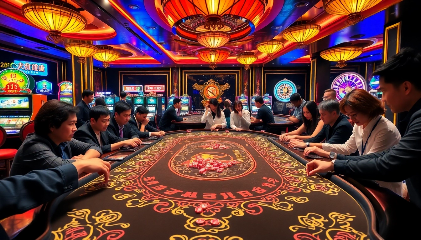 Experience the thrill at Luckywin Tài Xỉu with high-stakes betting and vibrant casino ambiance.
