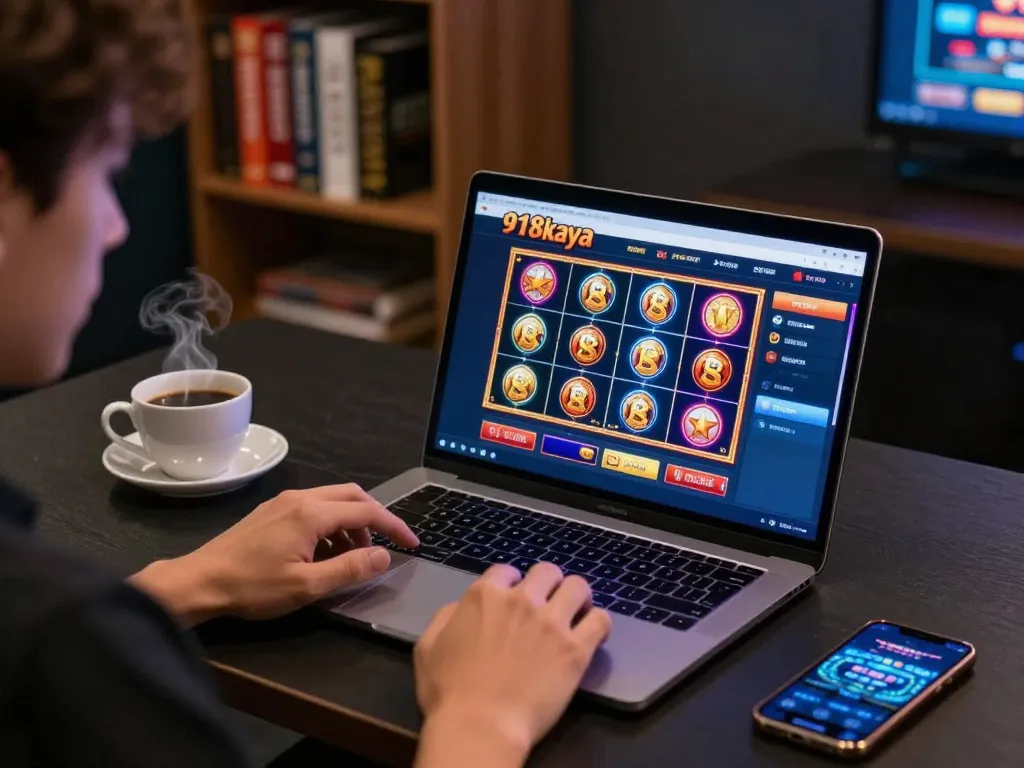 Engage with download options for 918kaya games while enjoying online gaming in a cozy atmosphere.
