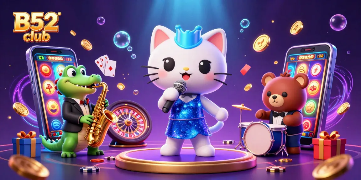B52 club brings excitement to the casino with animated characters and interactive games.