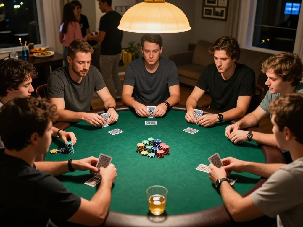 Join the excitement at https://rr88.autos/ with friends during a lively poker night, showcasing strategic gameplay and friendly competition.