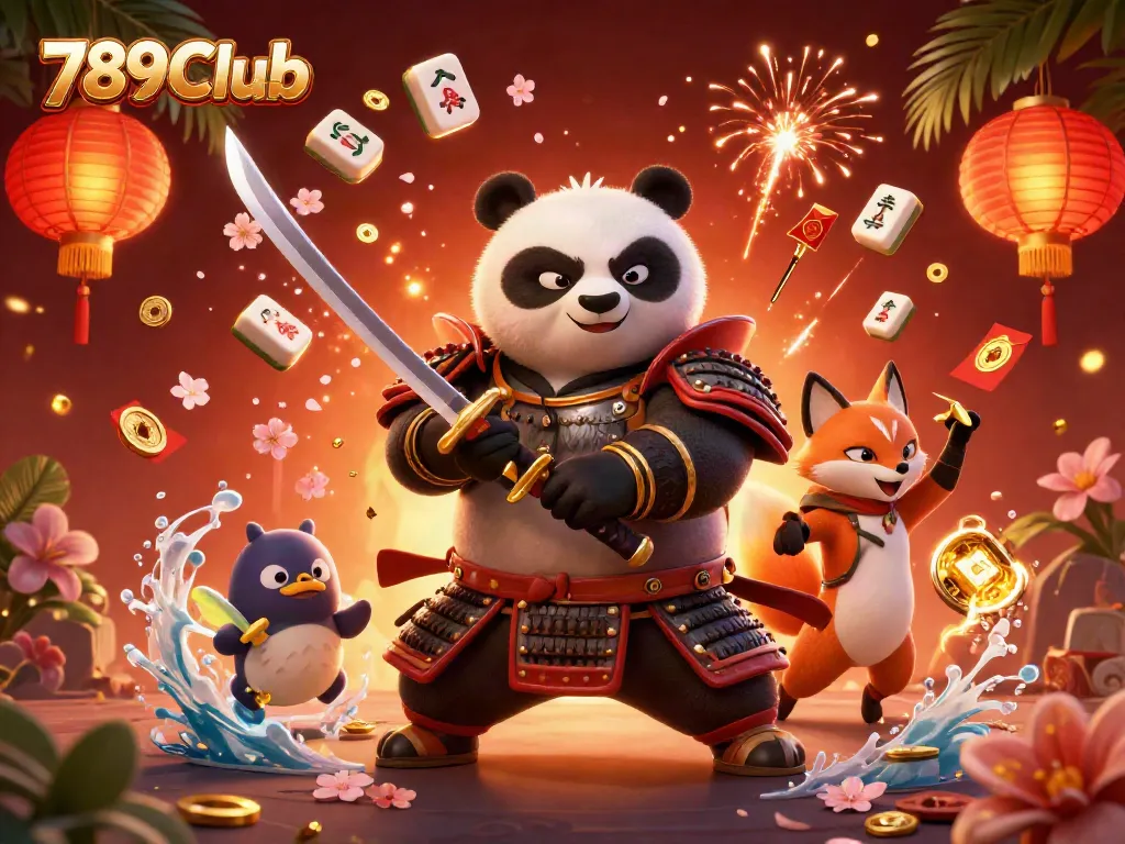 Engage with the vibrant 789Club 3D gaming scene featuring rich animation and dynamic game elements.