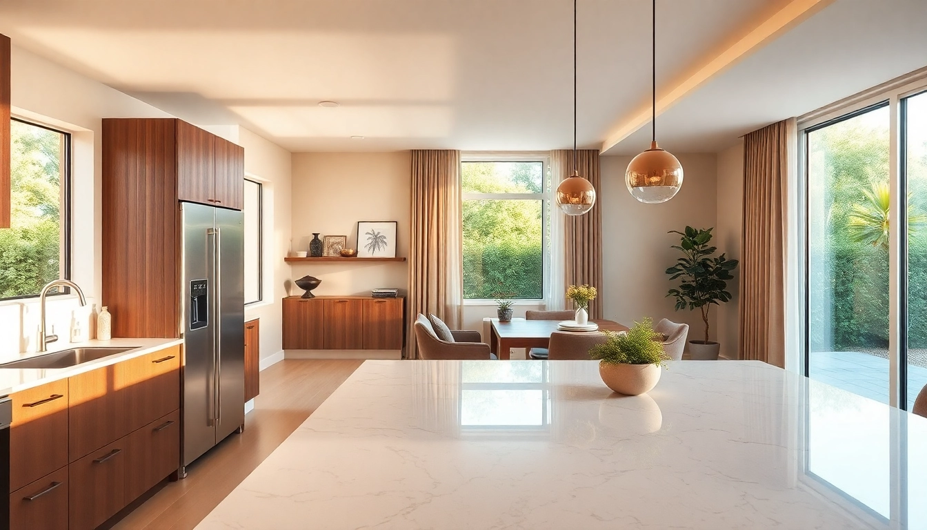 Transform your home renovation vancouver project with a stylish kitchen and dining area.