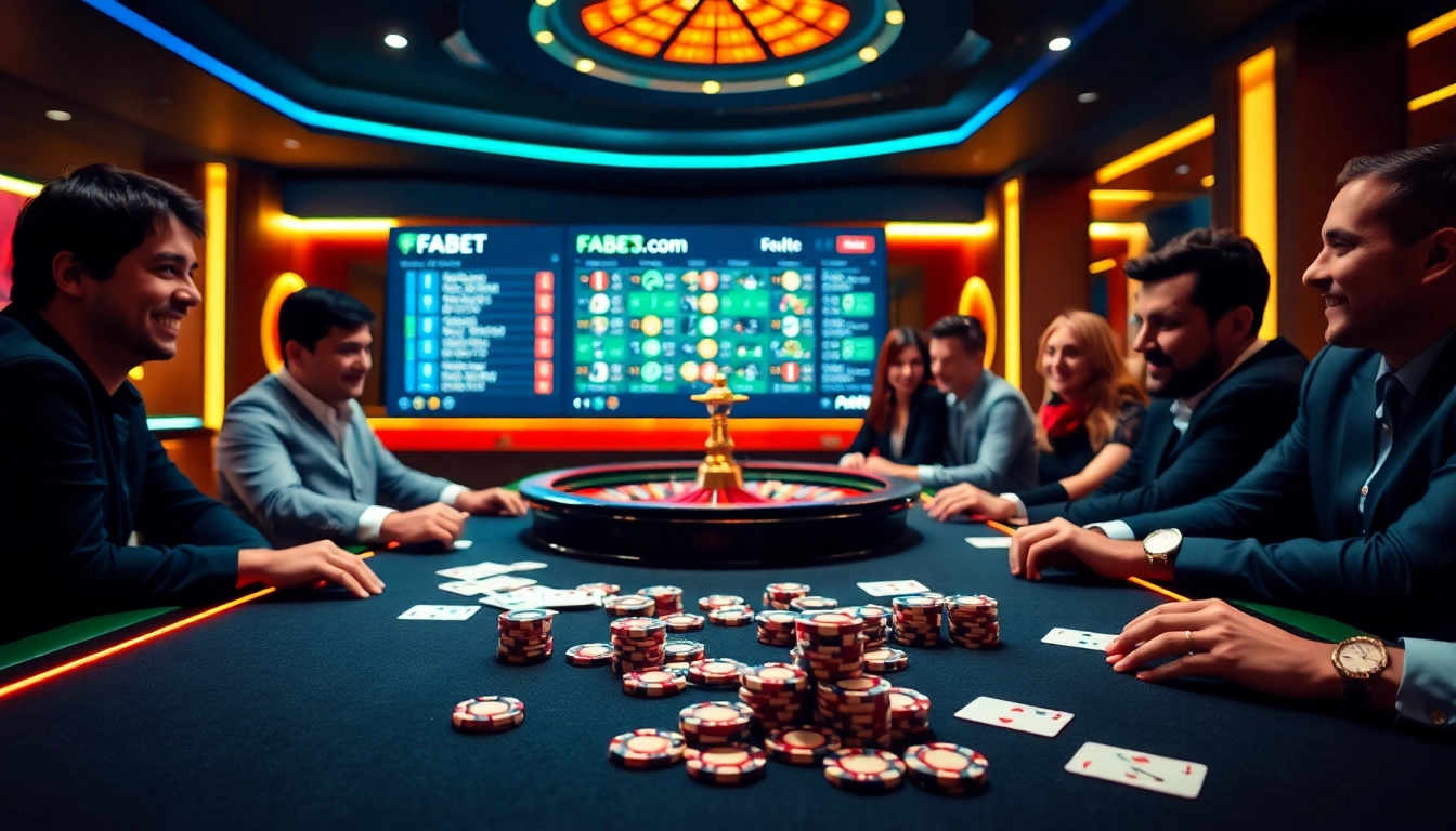 Experience thrilling gameplay at fabet3.com with vibrant casino tables and engaging poker action.