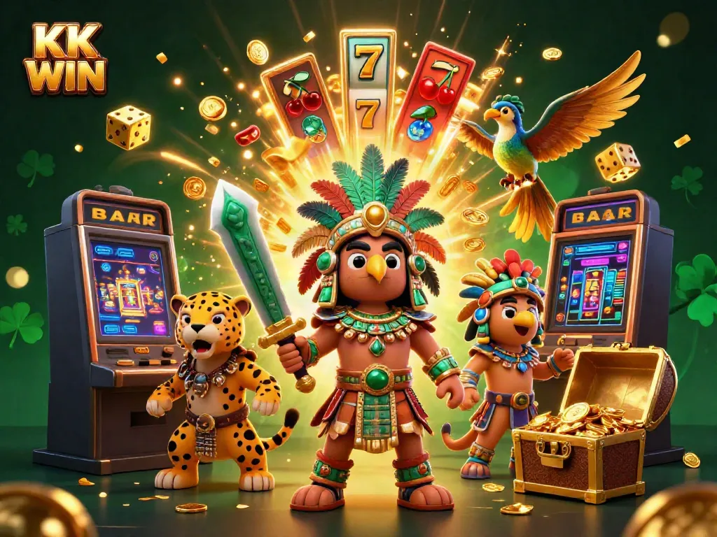 Engage in thrilling gameplay at KK WIN with an explosive jackpot and colorful casino elements!