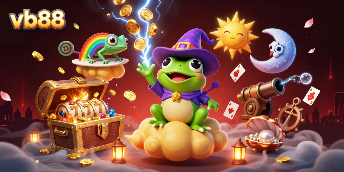 Win big with vb88 while enjoying the thrill of vibrant casino elements surrounded by magical creatures.