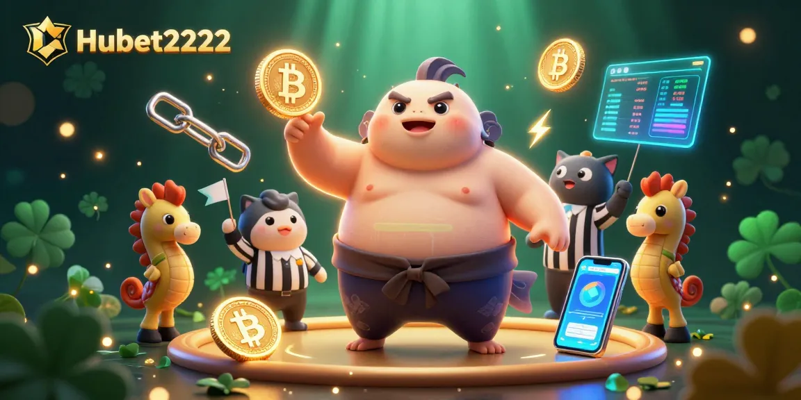 Engage with Hubet2222's dynamic casino universe as fish characters battle in an underwater themed setting.