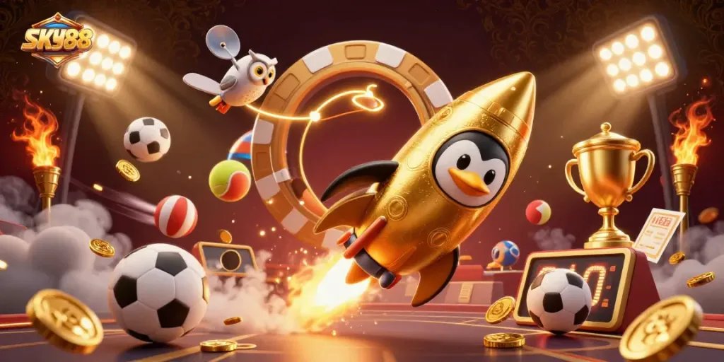 Engage with exhilarating sports betting experiences at SKY88 through dynamic gameplay.