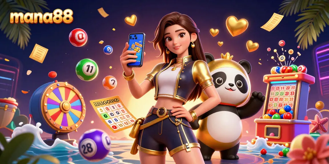 Engage in thrilling gameplay at mana88 with vibrant lottery elements and dynamic visuals.