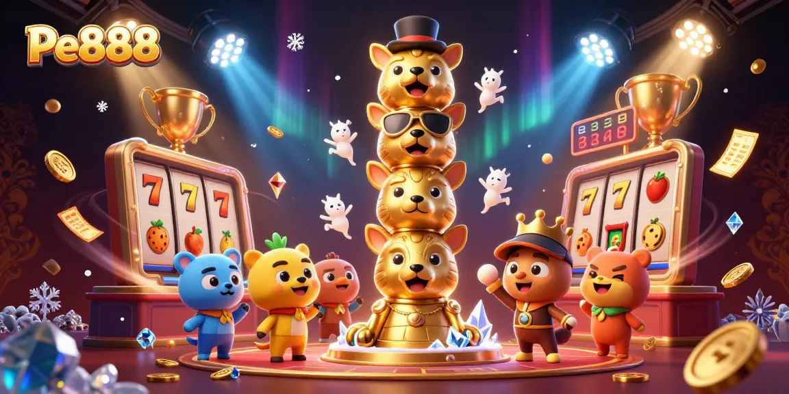 Experience winning with Pe888's vibrant 3D casino adventure featuring dynamic gaming elements.