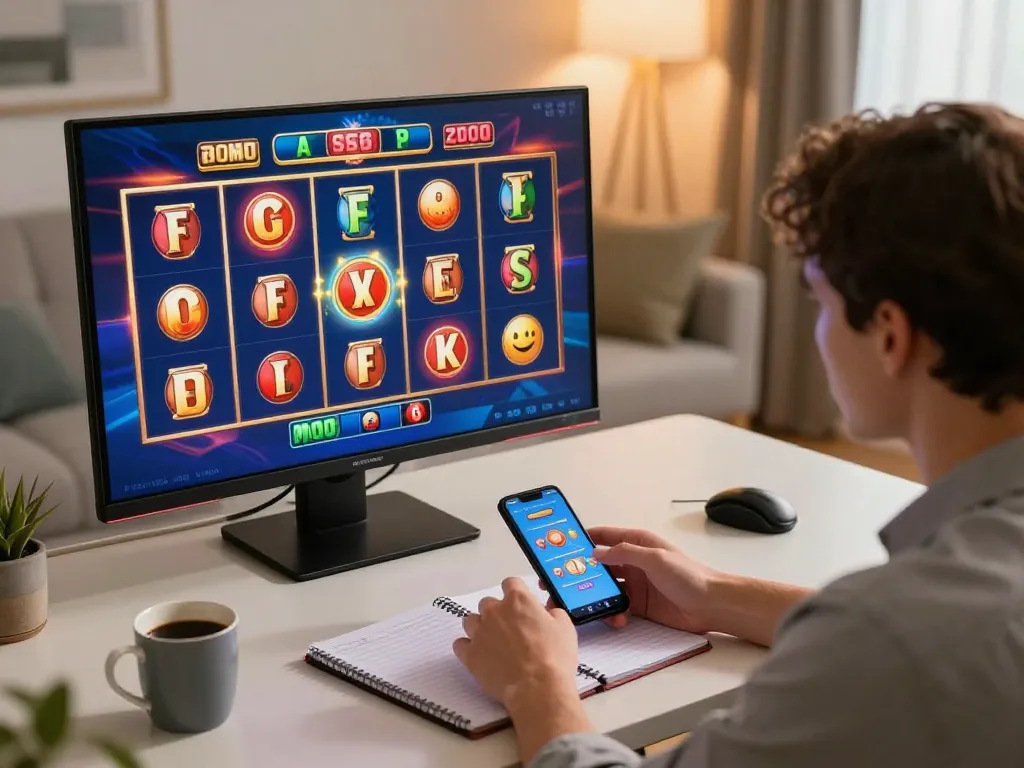 Player engaging with lv88 com on smartphone while enjoying online slots at home