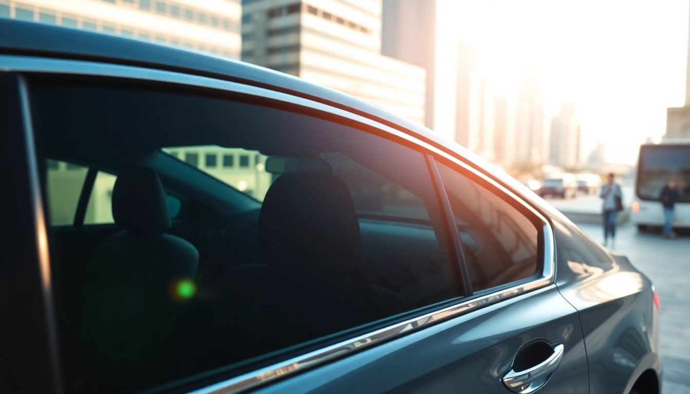 Enhance your vehicle with ceramic window tint for superior UV protection and style.