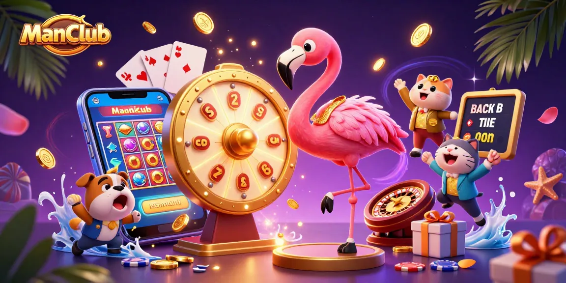 Experience thrilling wins at ManClub with vibrant slot games and dynamic prizes.