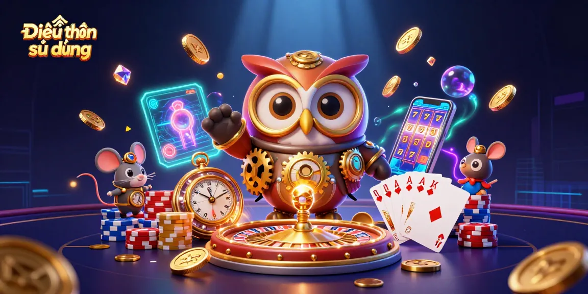 Experience the exciting Điều khoản sử dụng at this vibrant digital casino scene with animated elements.
