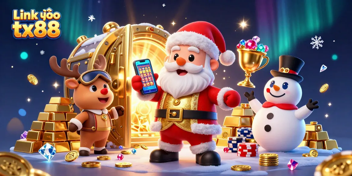 Play jackpot slots with Link vào tx88 while enjoying animated casino fun featuring colorful casino characters.