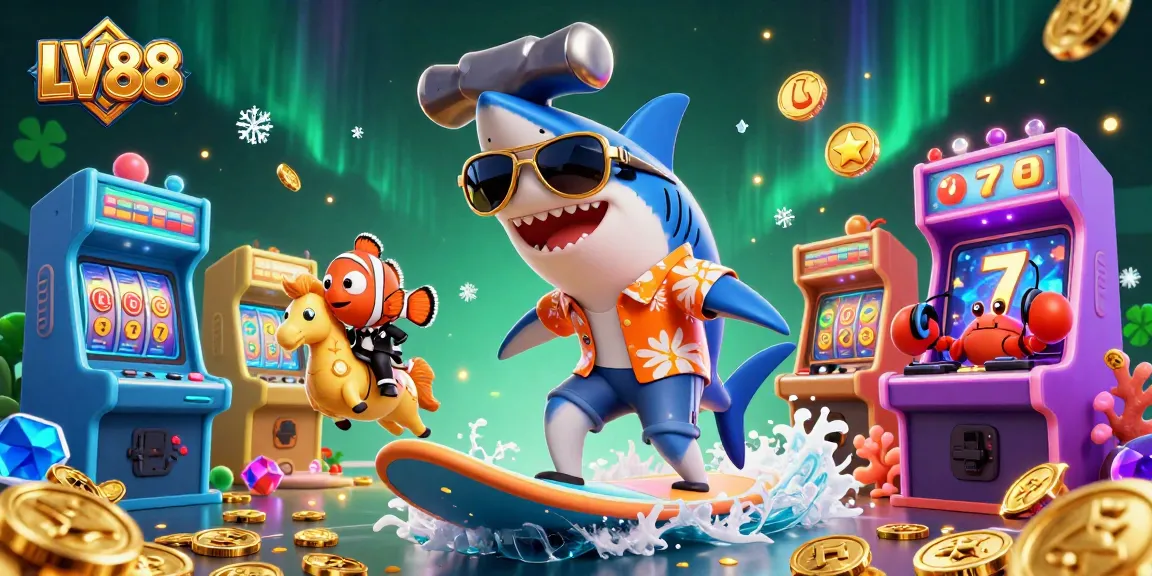 Experience the thrill of LV88 with a vibrant 3D casino adventure featuring exciting gaming elements.
